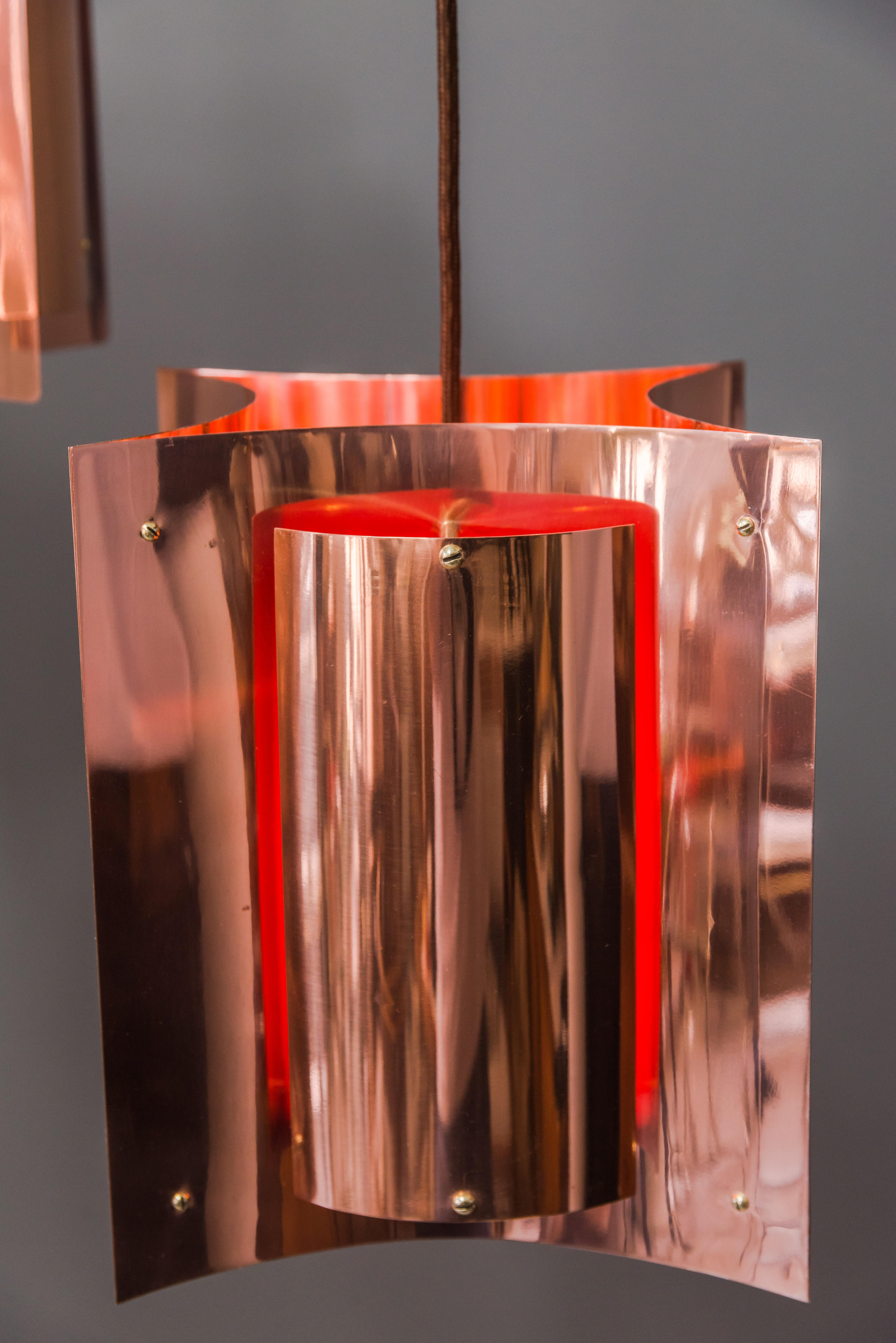 Danish Copper Pendant Lamp by Svend Aage Holm Sørensen, 1960s For Sale 4