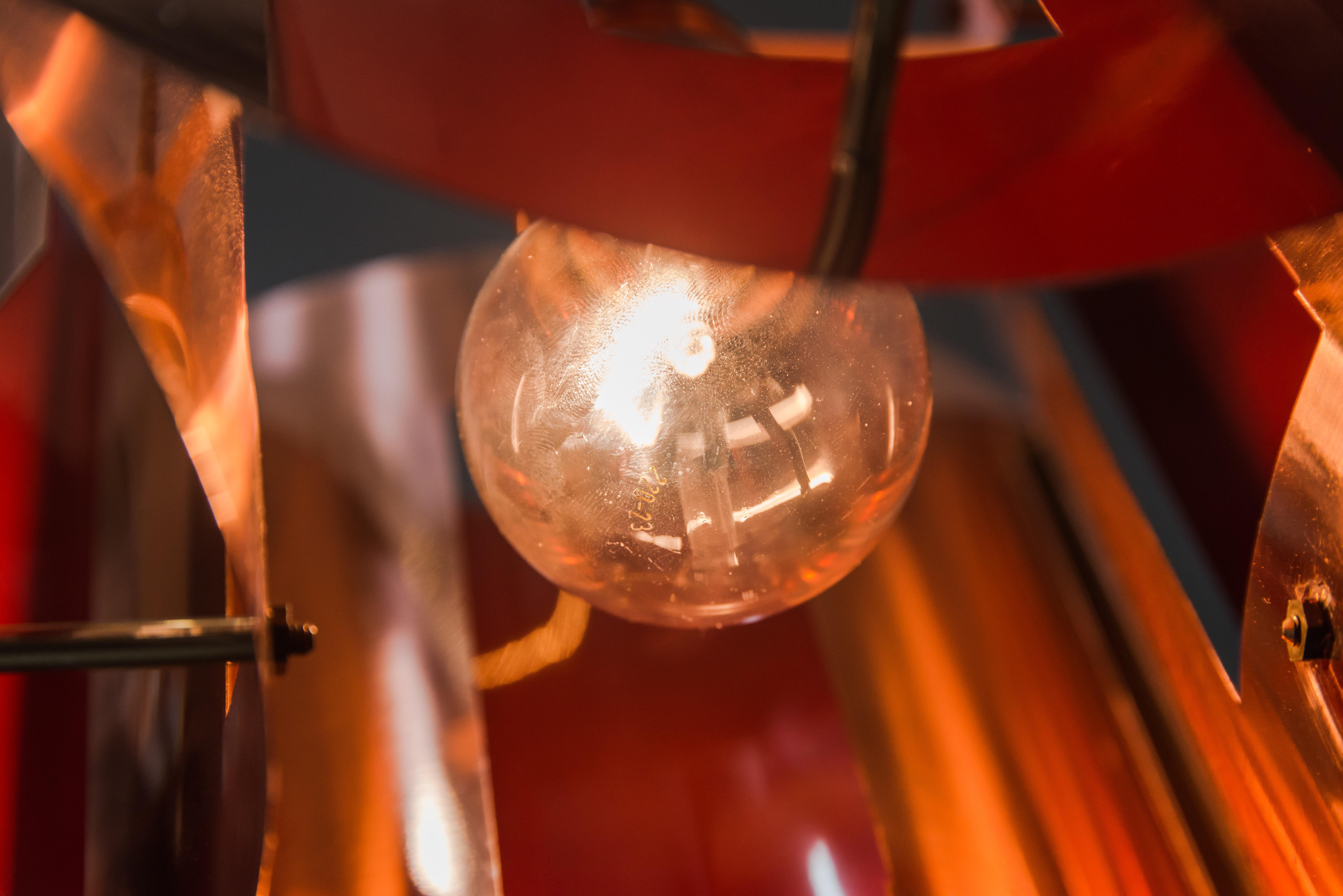 Danish Copper Pendant Lamp by Svend Aage Holm Sørensen, 1960s For Sale 9