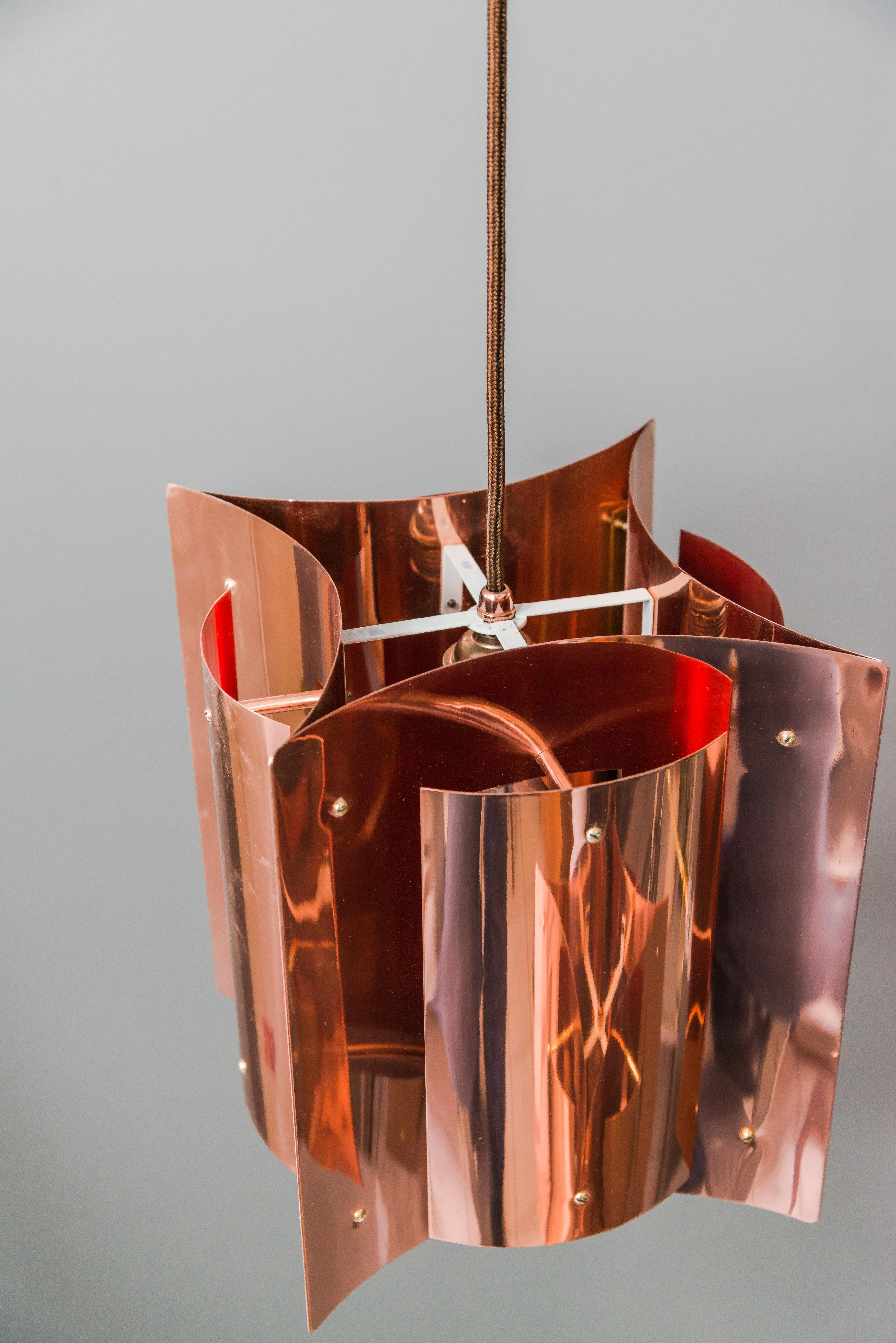 Danish Copper Pendant Lamp by Svend Aage Holm Sørensen, 1960s For Sale 10