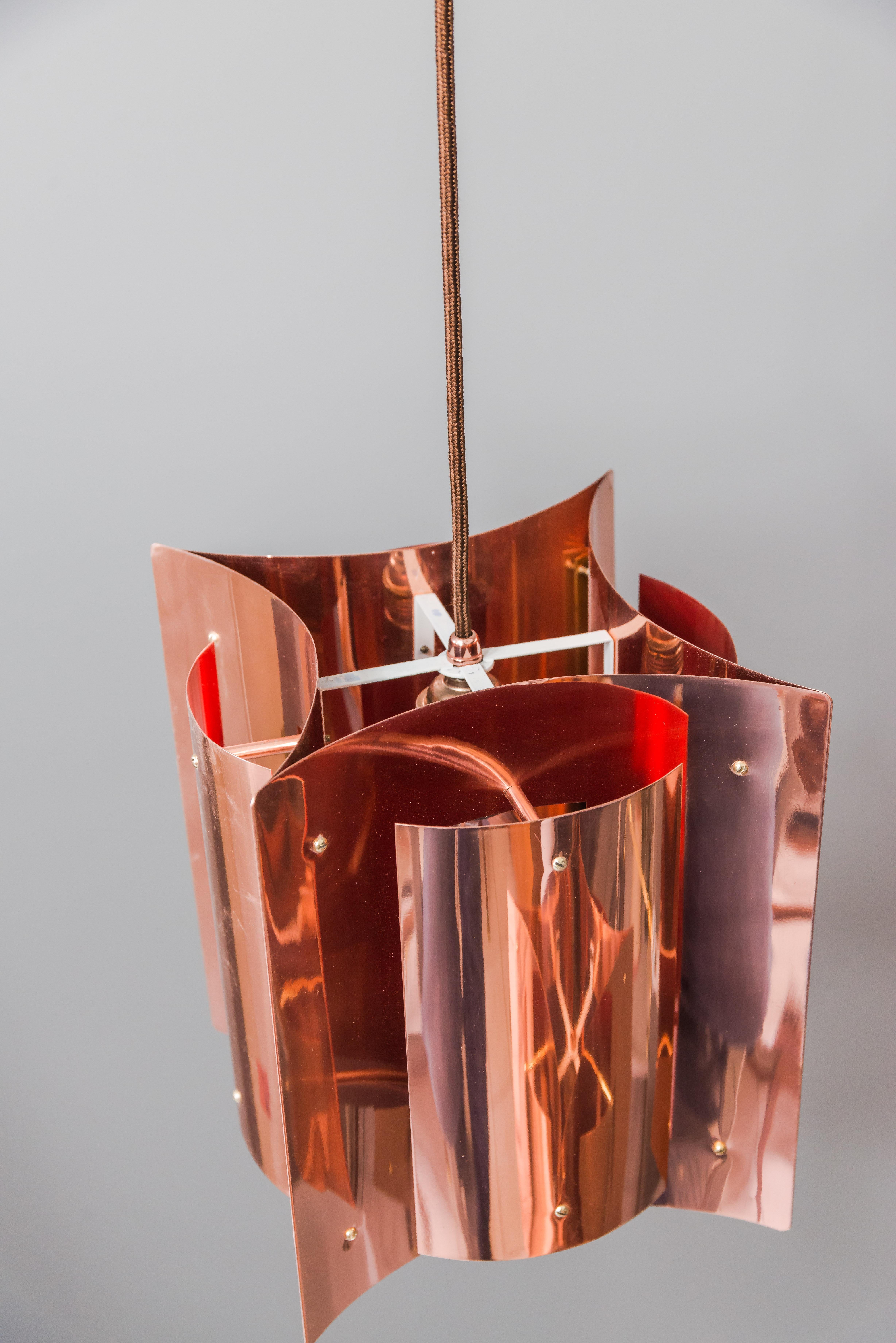 Danish Copper Pendant Lamp by Svend Aage Holm Sørensen, 1960s For Sale 11