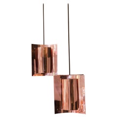 Danish Copper Pendant Lamp by Svend Aage Holm Sørensen, 1960s