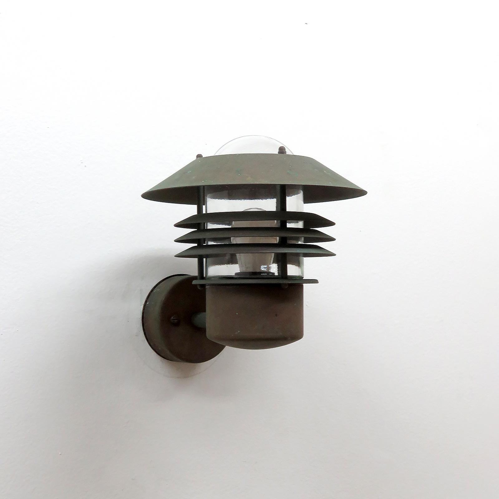 Scandinavian Modern Danish Copper Wall Lights, 1970 For Sale