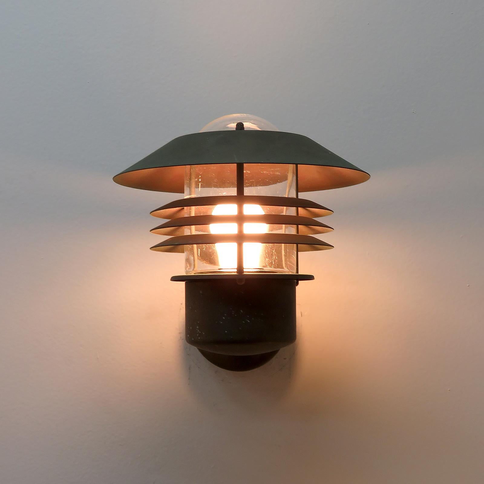 Danish Copper Wall Lights, 1970 For Sale 3