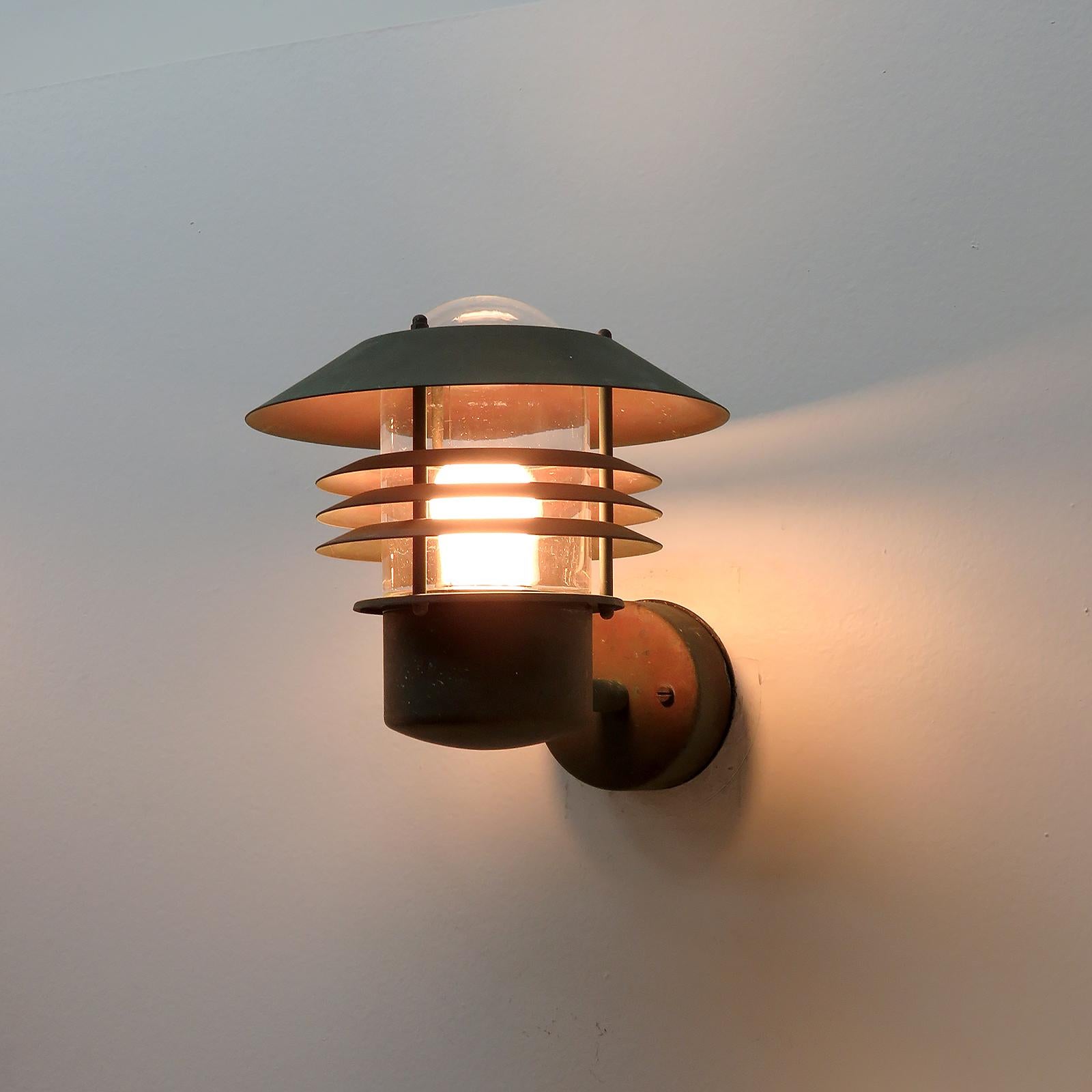 Danish Copper Wall Lights, 1970 For Sale 4
