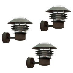 Vintage Danish Copper Wall Lights, 1970