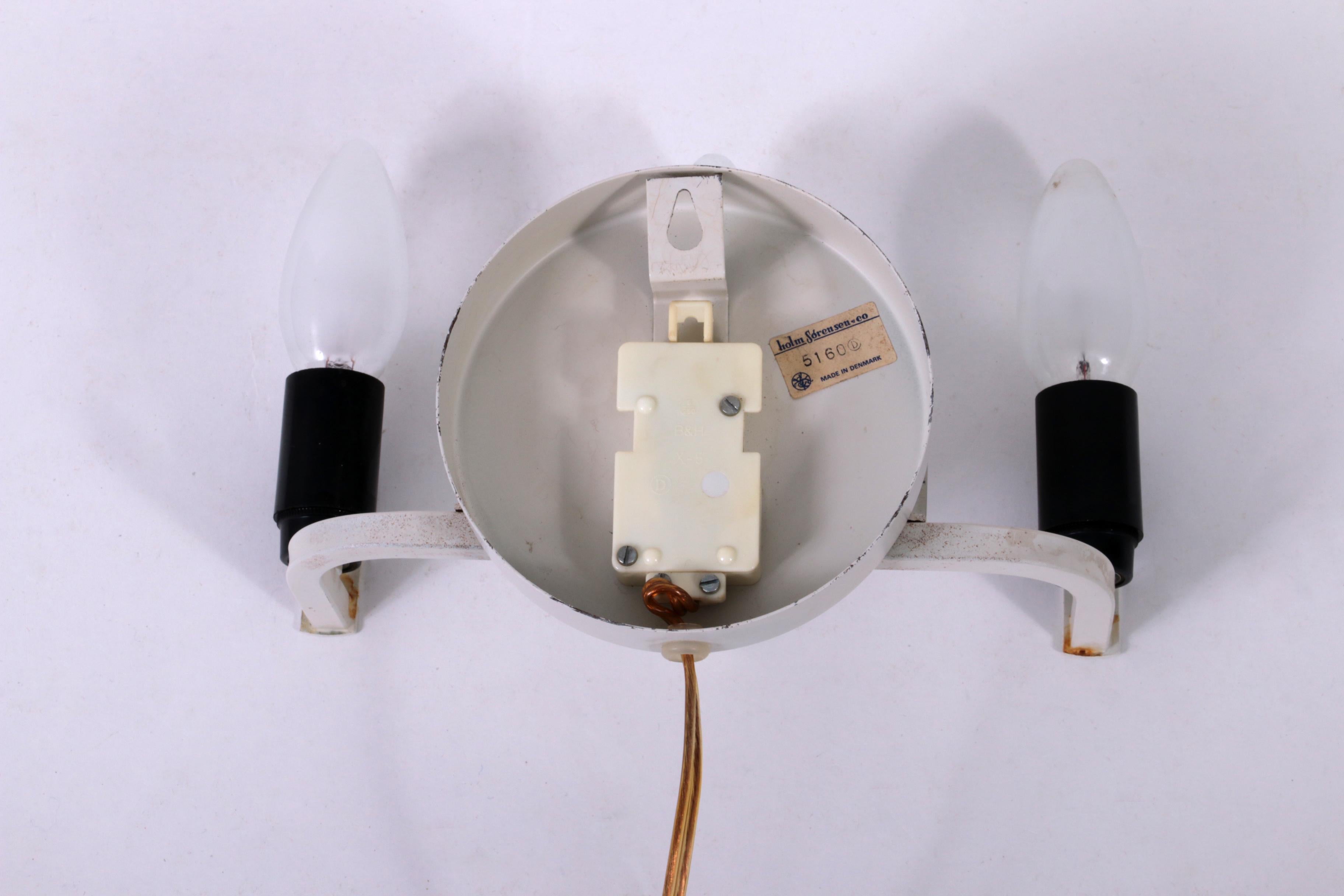 Lampe murale danoise en cuivre de Svend Aage Holm Sorensen 1970 en vente 3
