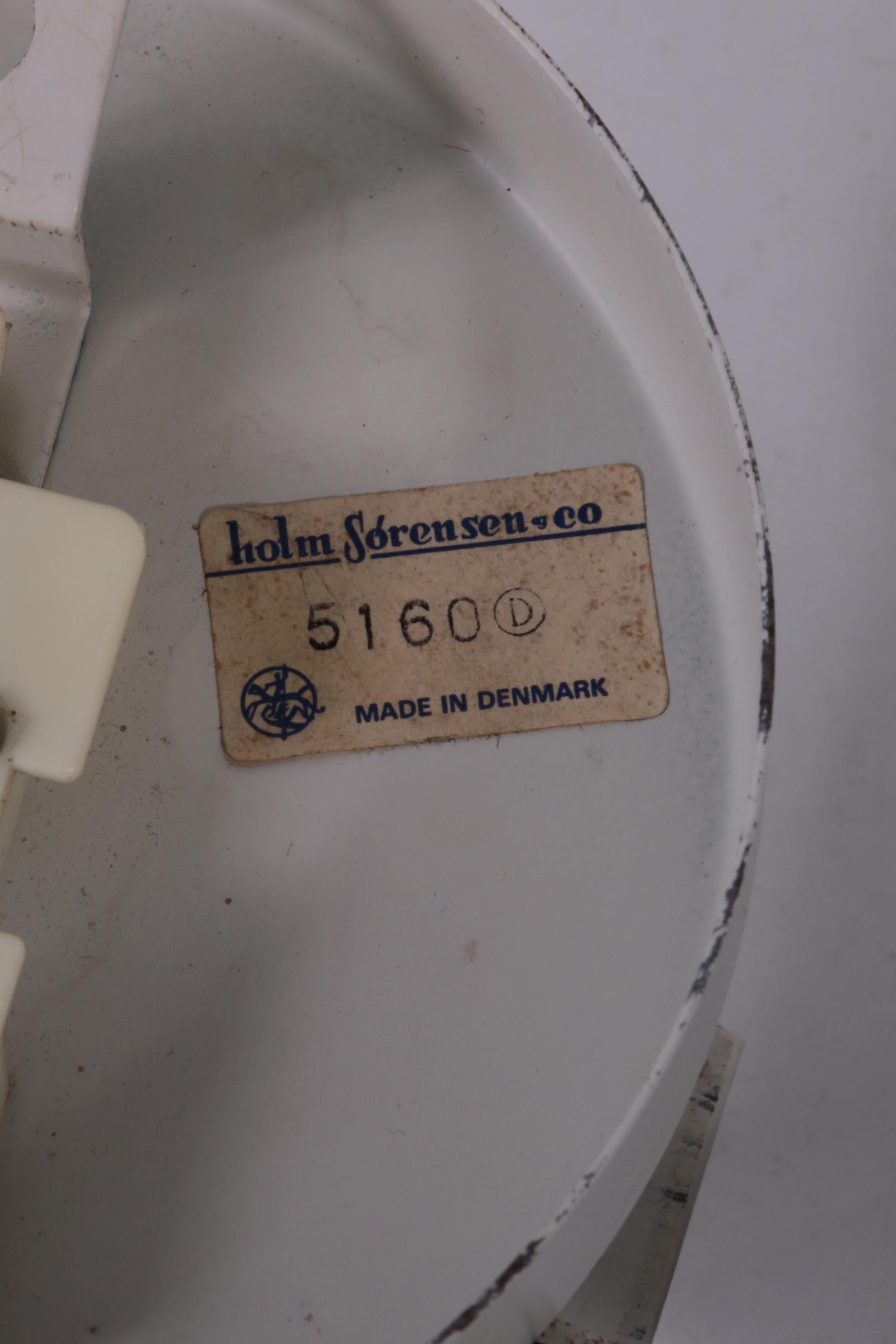 Lampe murale danoise en cuivre de Svend Aage Holm Sorensen 1970 en vente 4