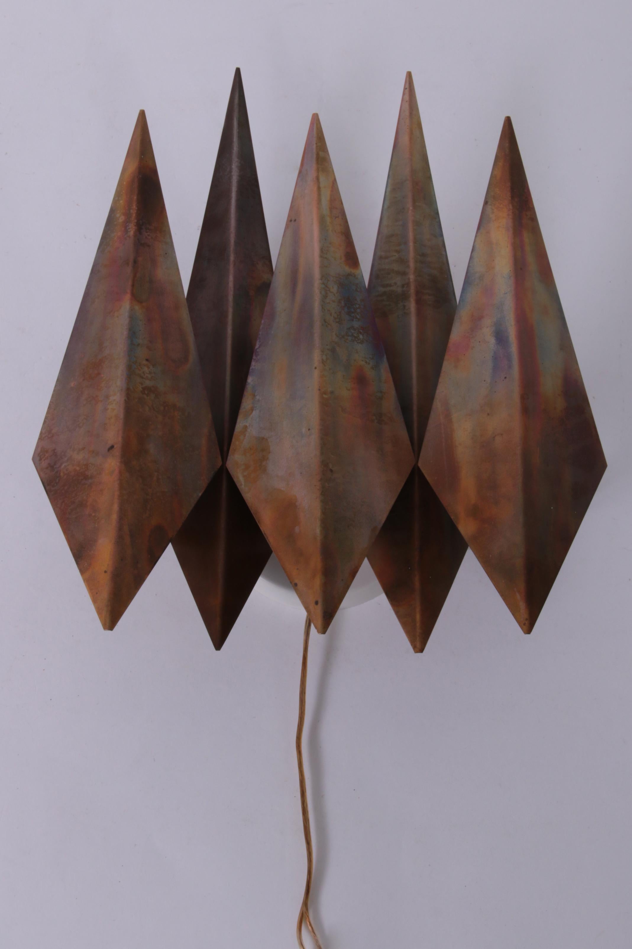 Lampe murale danoise en cuivre de Svend Aage Holm Sorensen 1970 en vente 6