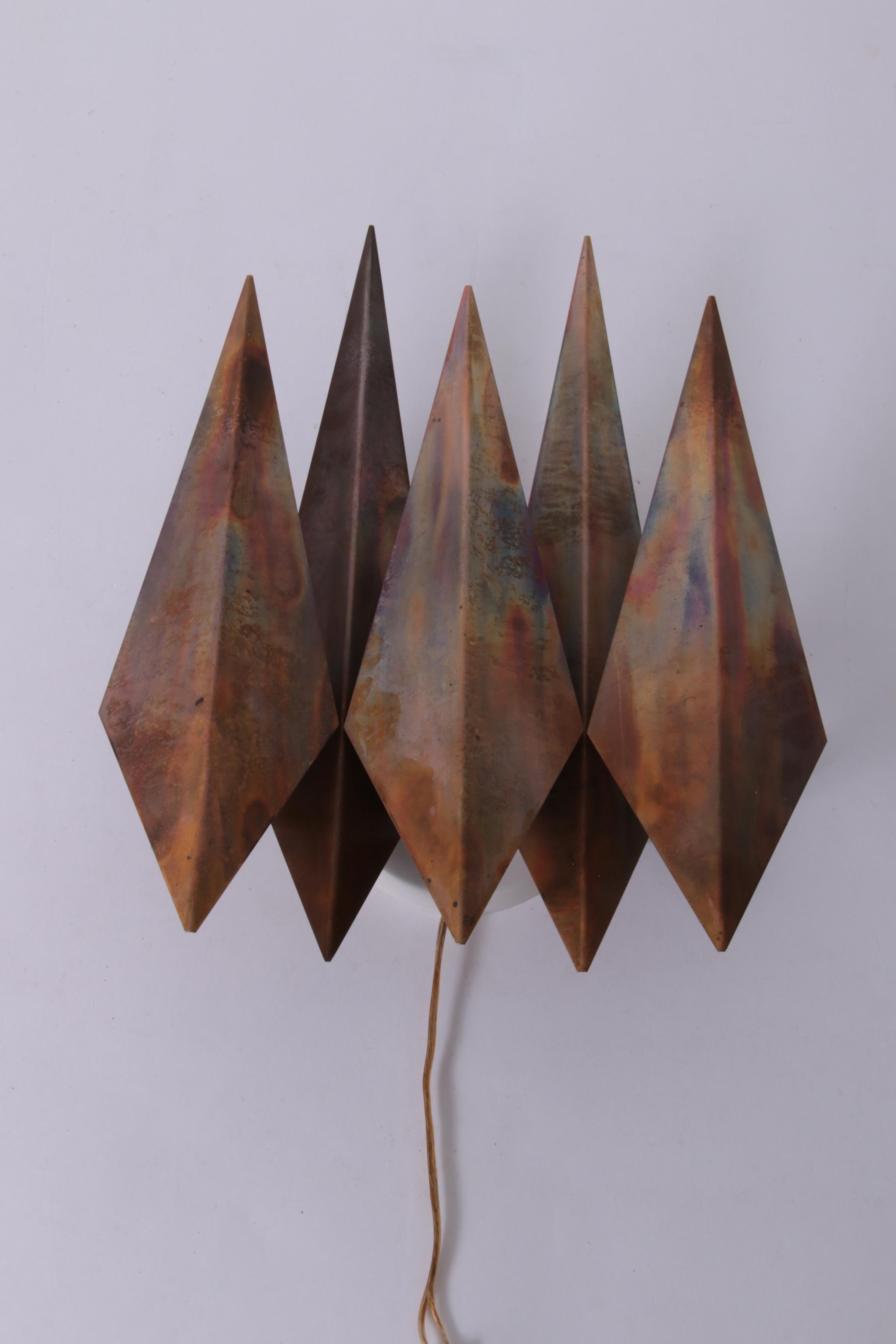 Lampe murale danoise en cuivre de Svend Aage Holm Sorensen 1970 en vente 7