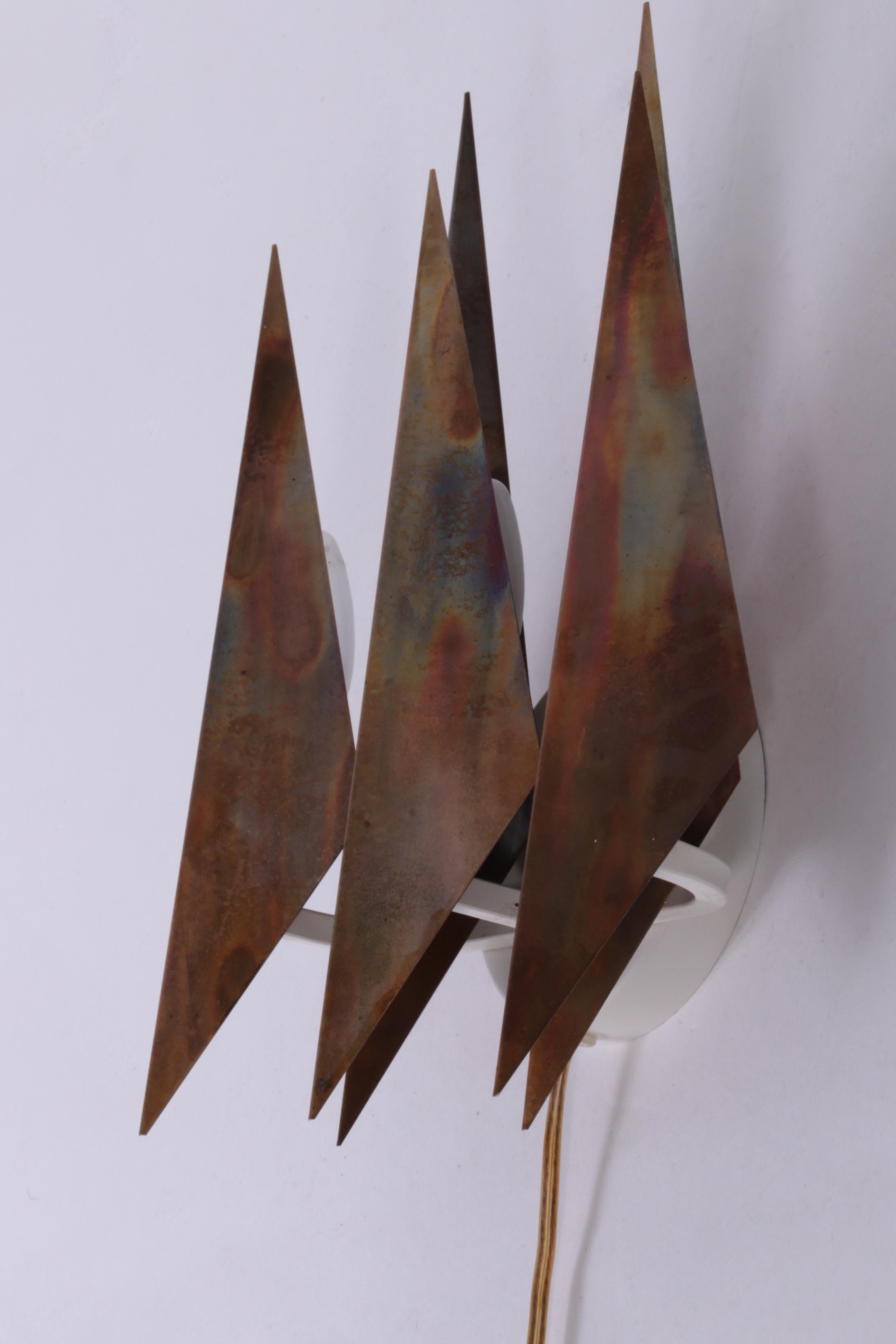 Fin du 20e siècle Lampe murale danoise en cuivre de Svend Aage Holm Sorensen 1970 en vente
