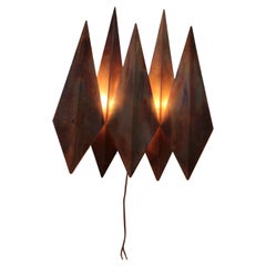 Dänische Kupfer-Wandleuchte von Svend Aage Holm Sorensen, 1970