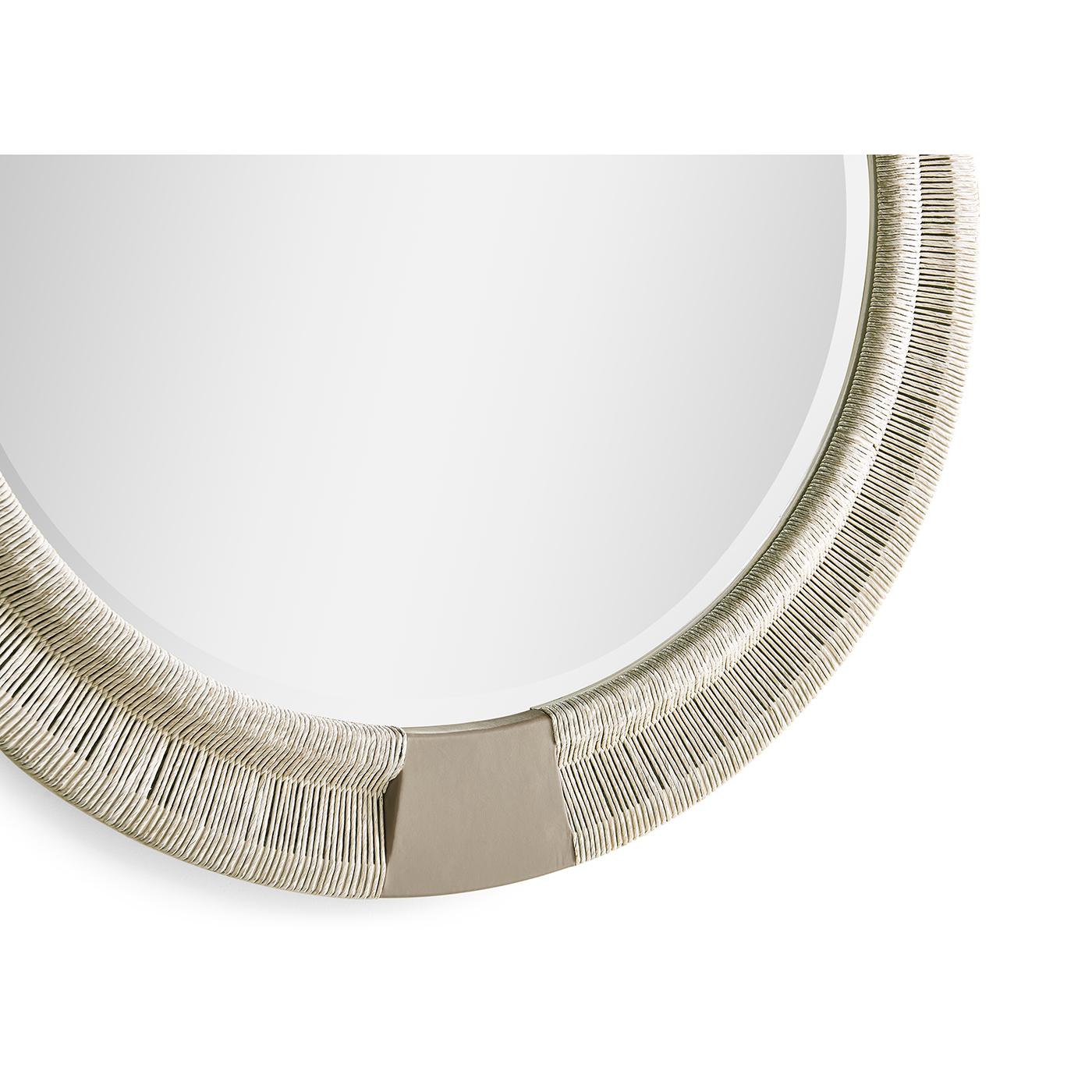 Miroir moderne organique en cordon danois Neuf - En vente à Westwood, NJ