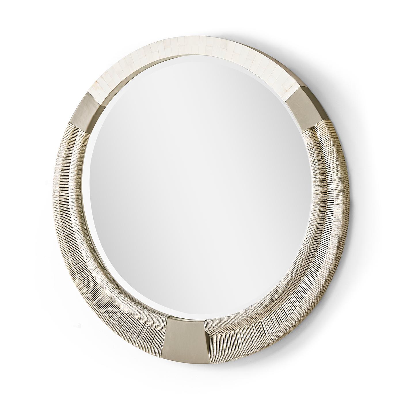 XXIe siècle et contemporain Miroir moderne organique en cordon danois en vente