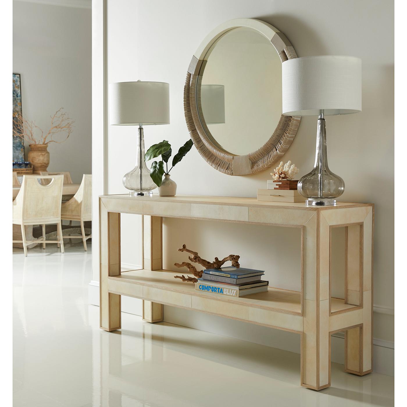 Corde Miroir moderne organique en cordon danois en vente