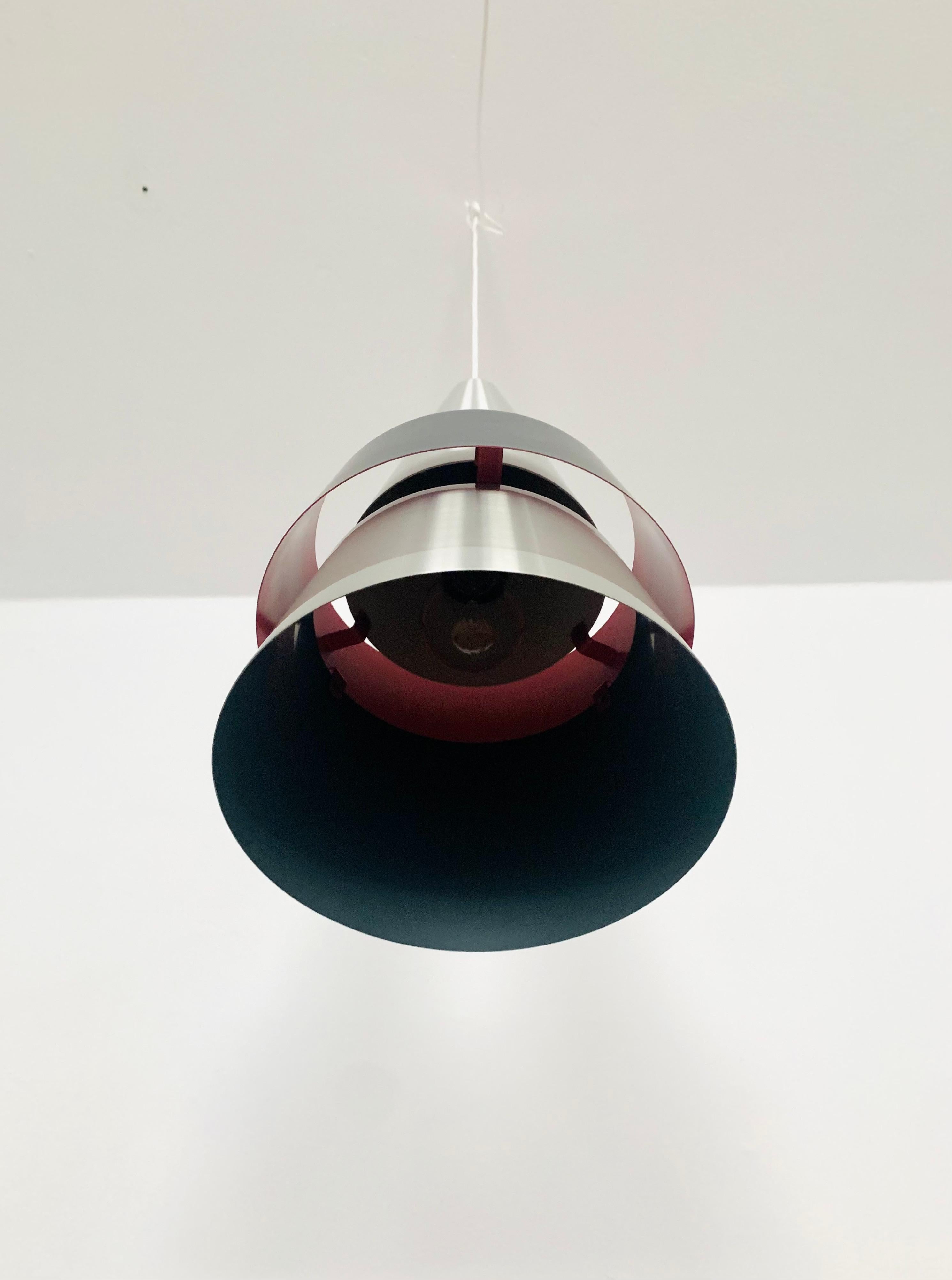 Mid-20th Century Danish Corona Pendant Lamp by Jo Hammerborg for Fog and Morup For Sale