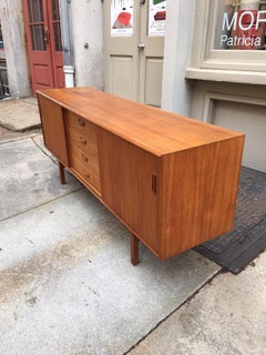 Danish Credenza with Center Drawers