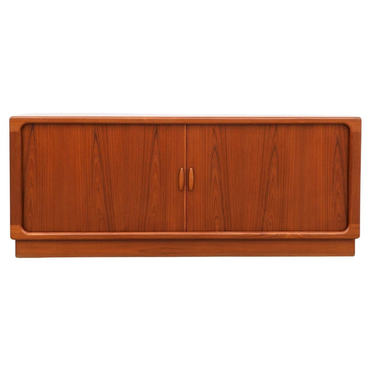 Danish Credenza with Tambour Doors by Dyrlund, 1960s