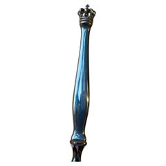 Tagliacarte a corona danese in argento sterling, anni '30