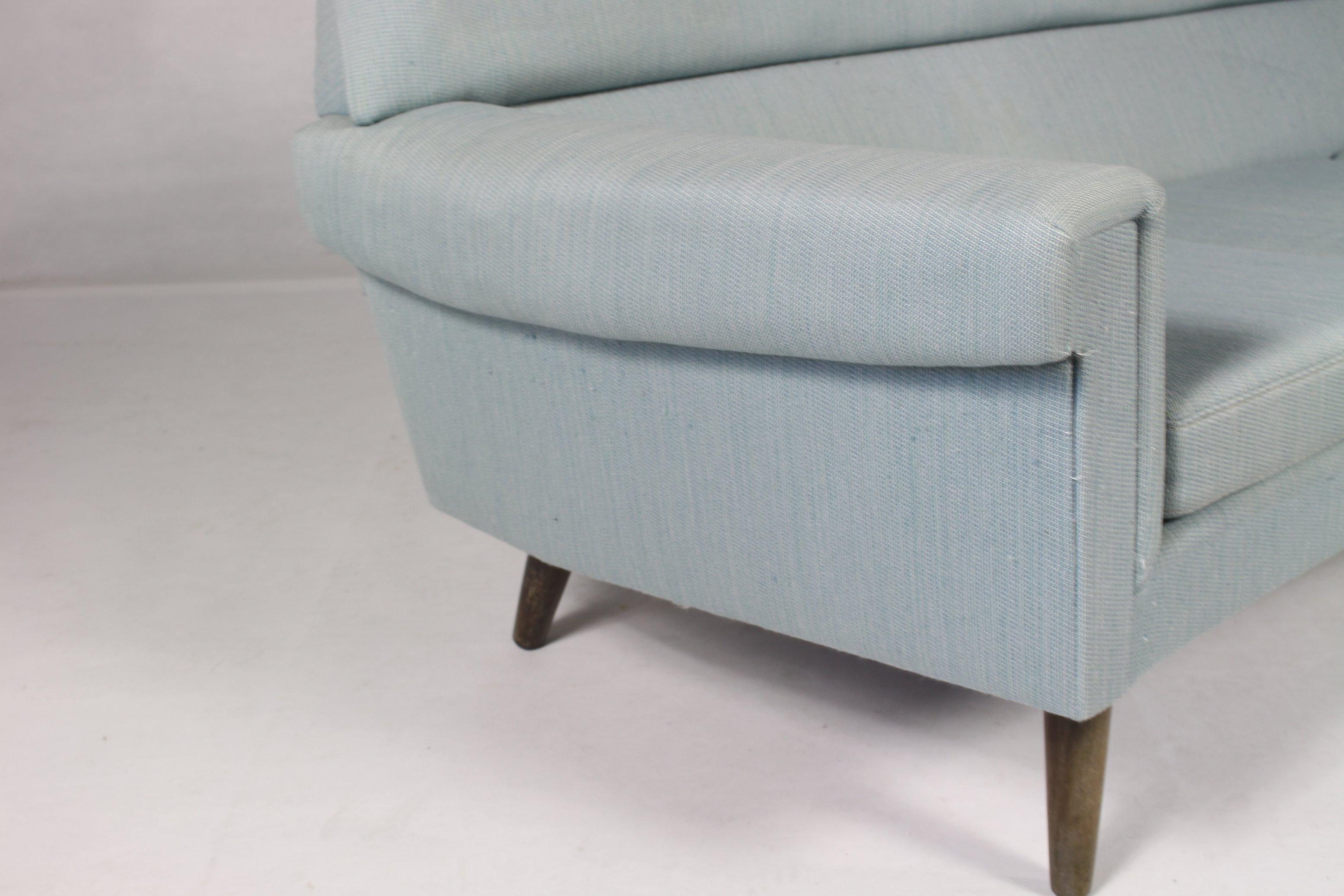 Dänisches geschwungenes 4-Sitzer-Sofa von Kurt Stervig, 1960er Jahre (Skandinavische Moderne) im Angebot