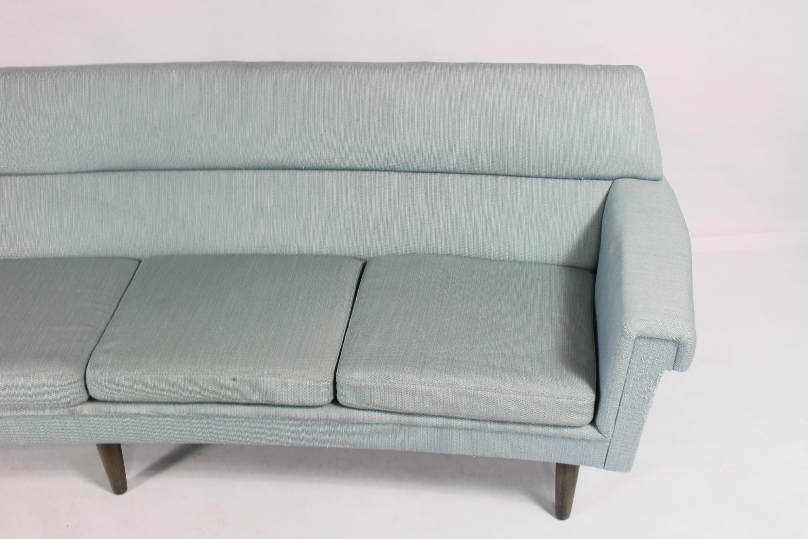 Danish Curved 4 Seater Sofa by Kurt Østervig, 1960s For Sale 3