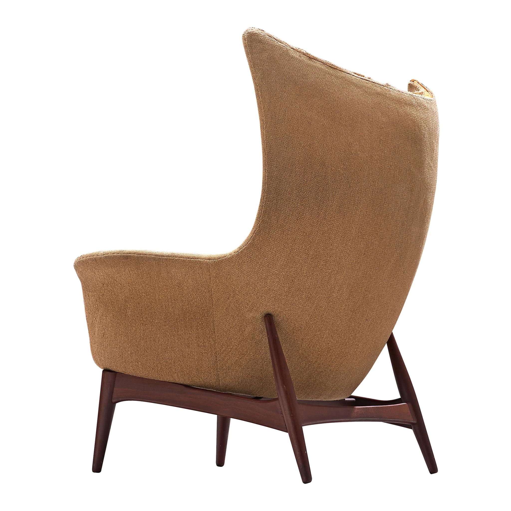 Danish Customizable Egg Lounge Chair in Teak at 1stDibs