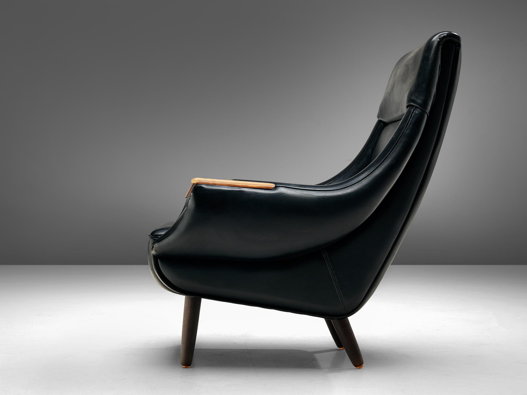 Scandinave moderne Chaise longue danoise personnalisable par H.W. Klein en vente