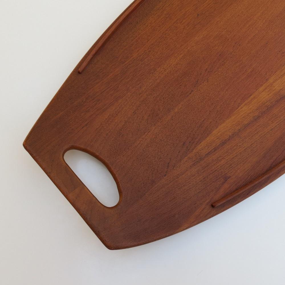 Machine-Made Danish Dansk Design Denmark Large Teak Tray by Jens Quistgaard, 1950s