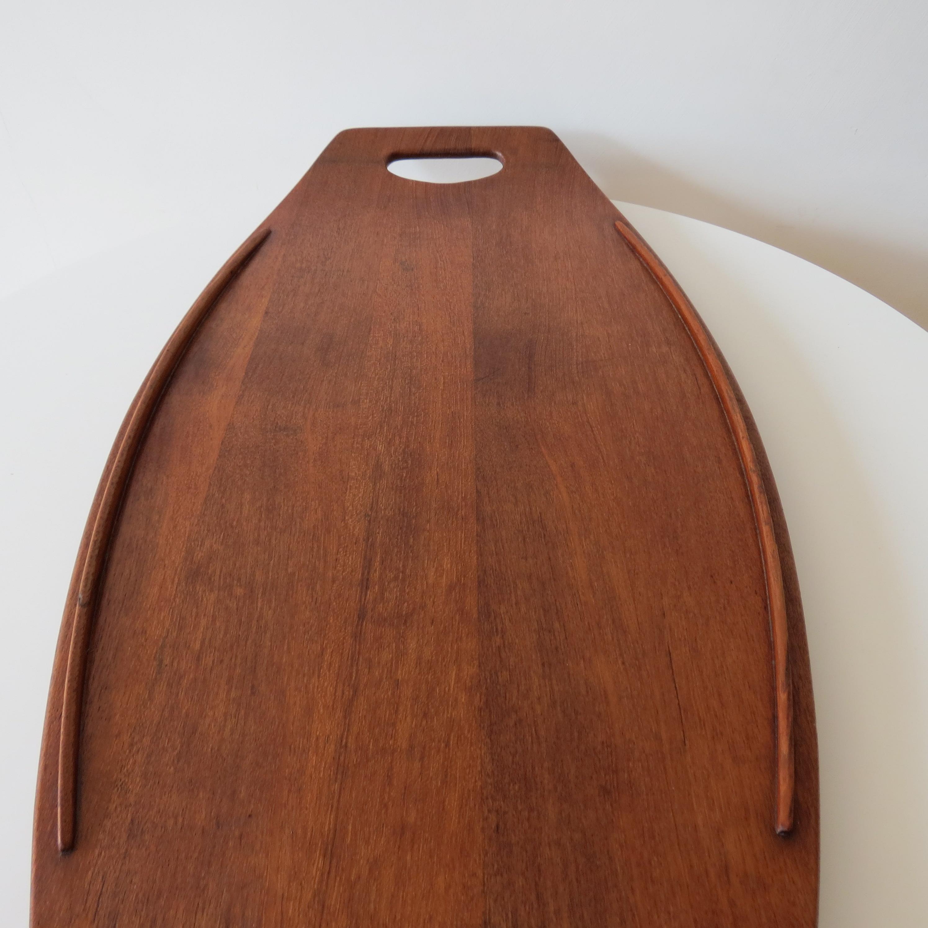 Danish Dansk Design Denmark Teak Tray by Jens Quistgaard, 1950s 5