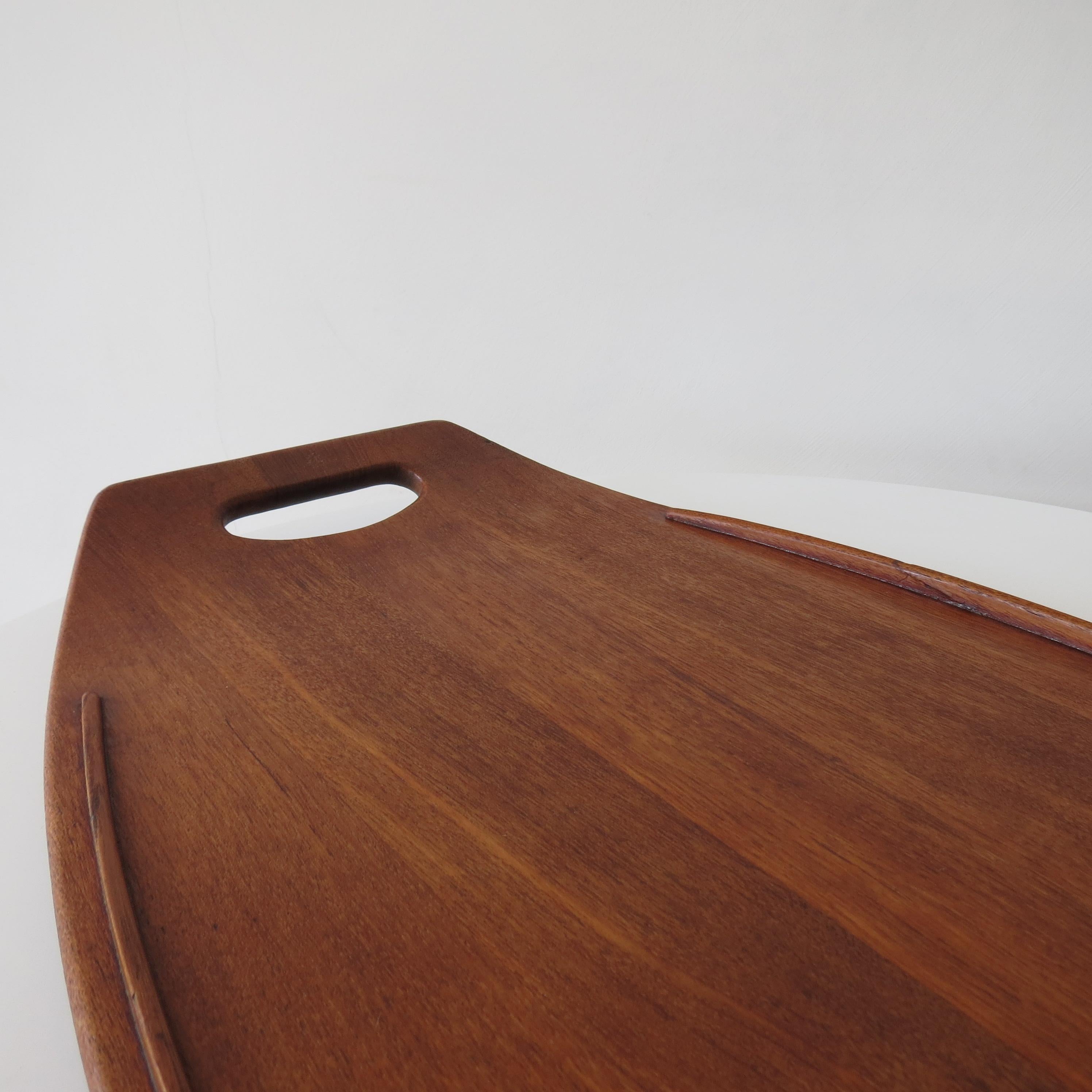 20th Century Danish Dansk Design Denmark Teak Tray by Jens Quistgaard, 1950s