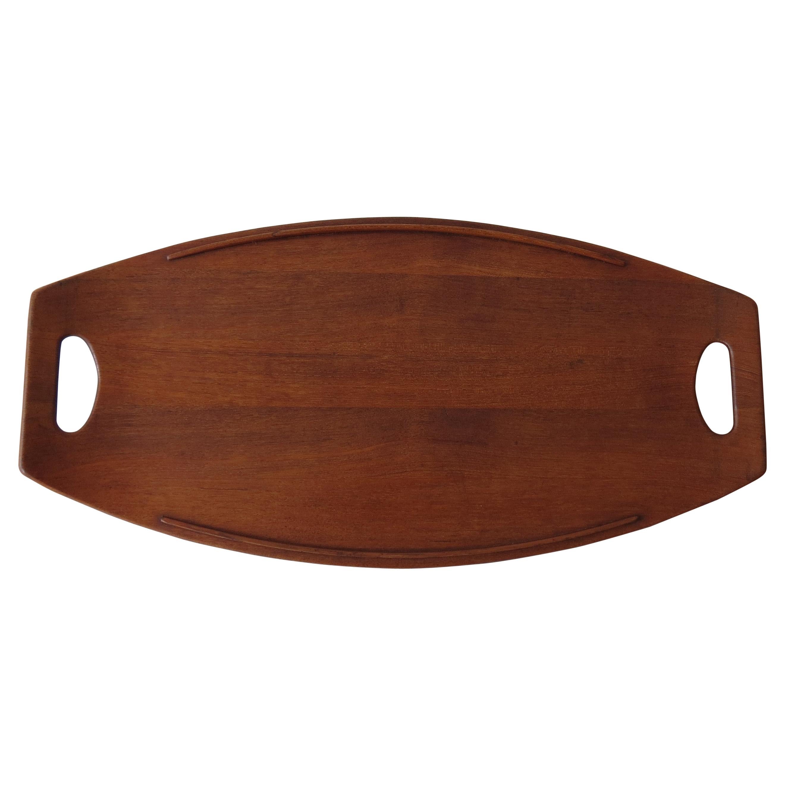 Danish Dansk Design Denmark Teak Tray by Jens Quistgaard, 1950s