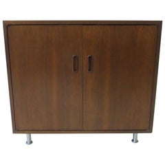 Danish Dark Walnut Smaller Cabinet / Credenza by Poul Cadovius