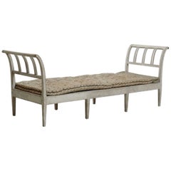 Danish Daybed or Bench with Cushion, circa 1810