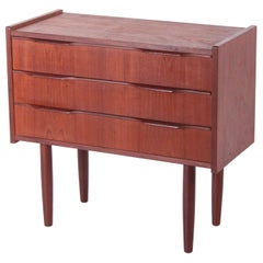 Cassapanca danese di design in teak degli anni '60
