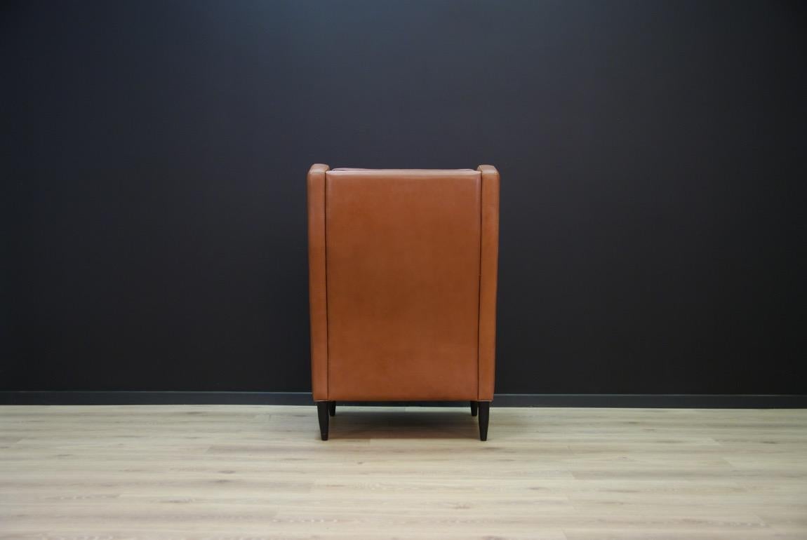 Danish Design Armchair Leather Retro Classic 1