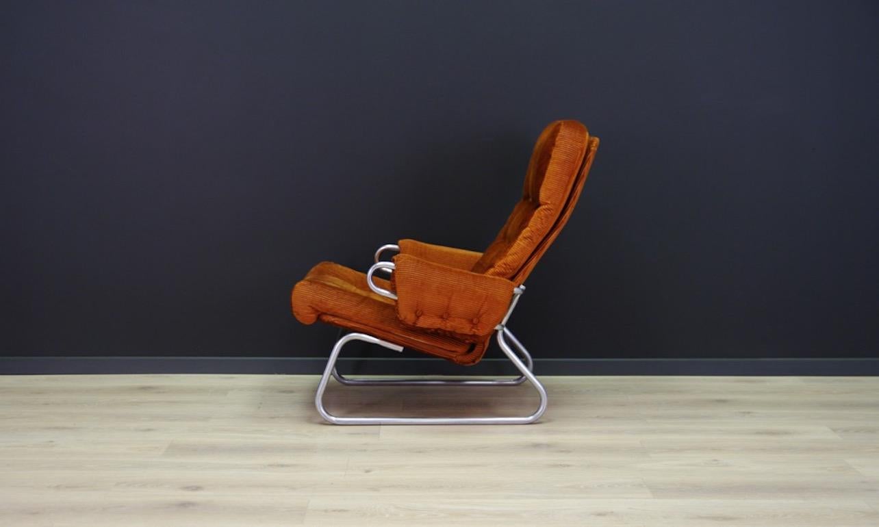 Steel Danish Design Armchairs Classic Vintage Retro