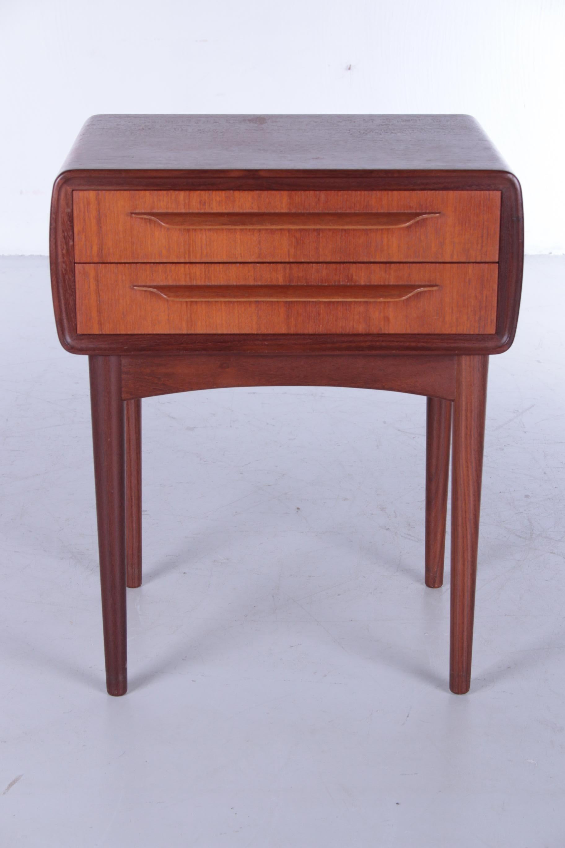 20th Century Danish Design Bedside Table Design by Johannes Andersen by C.F.Silkeborg, 1960