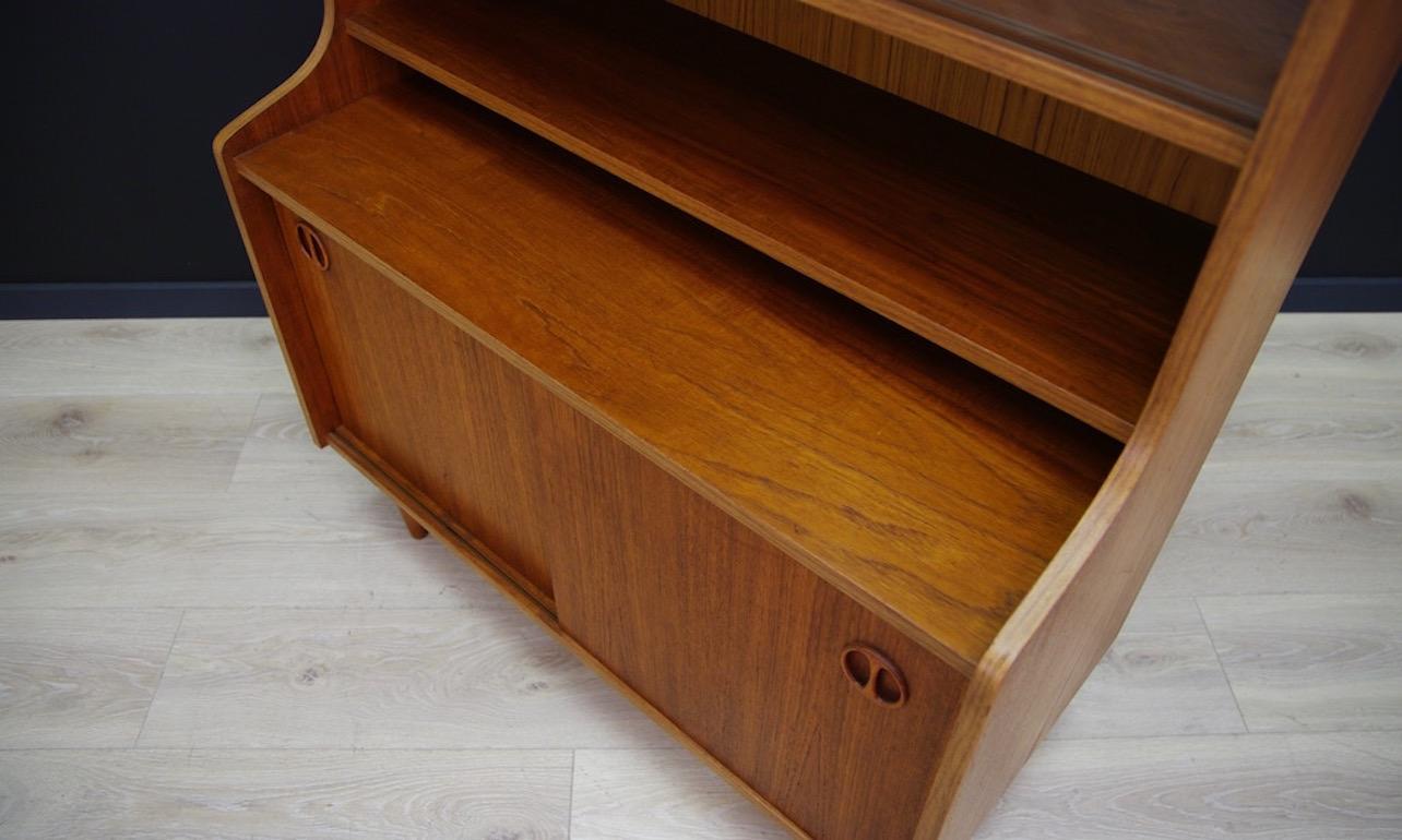 Veneer Danish Design Bookcase Teak Midcentury Classic