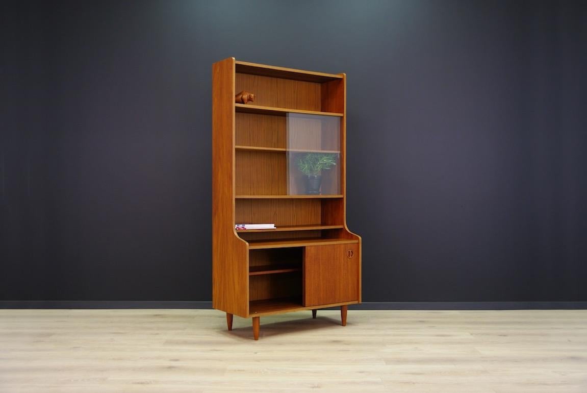 Late 20th Century Danish Design Bookcase Teak Midcentury Classic