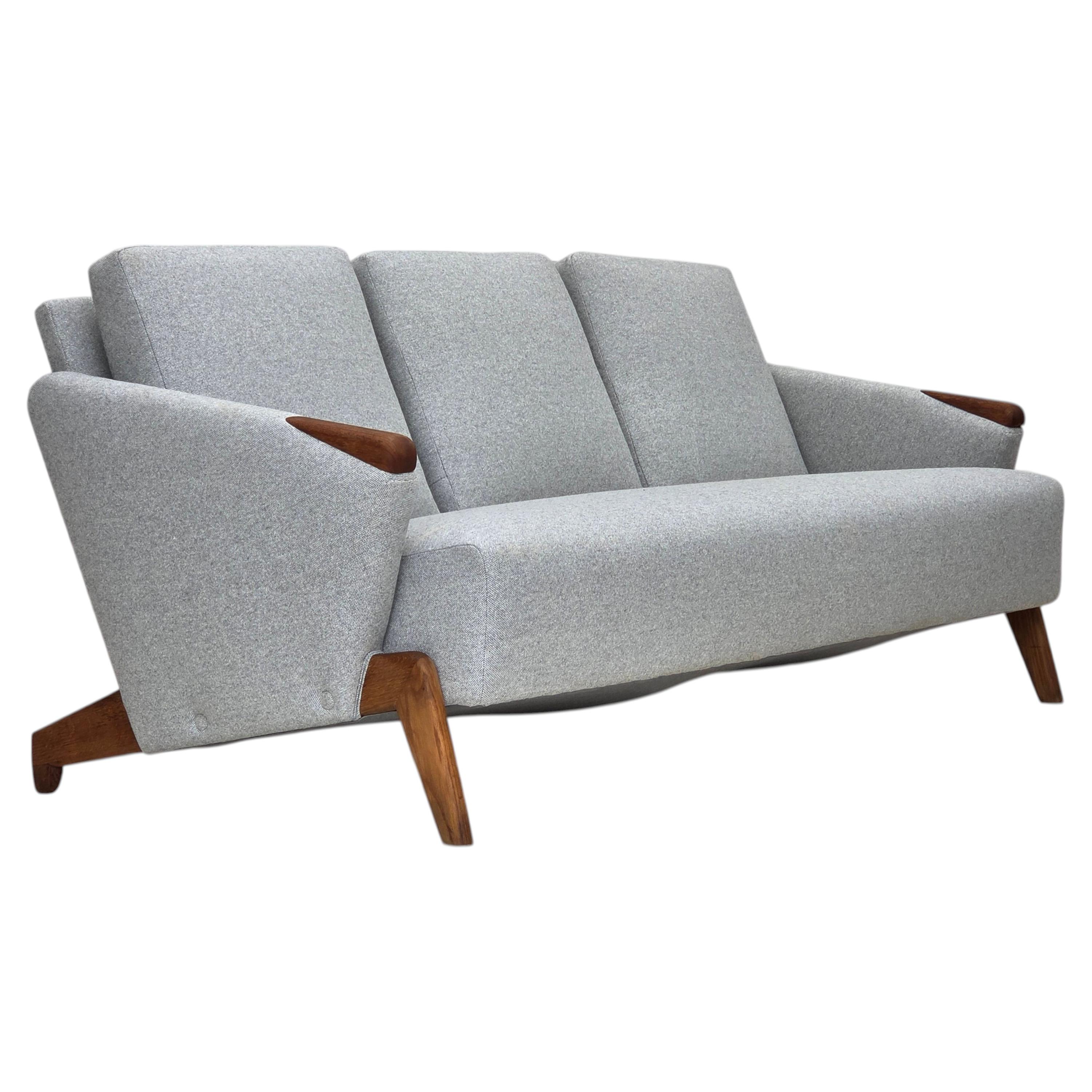 1960s, Danish design by Arne Hovmand-Olsen, sofa, model 490, reupholstered.