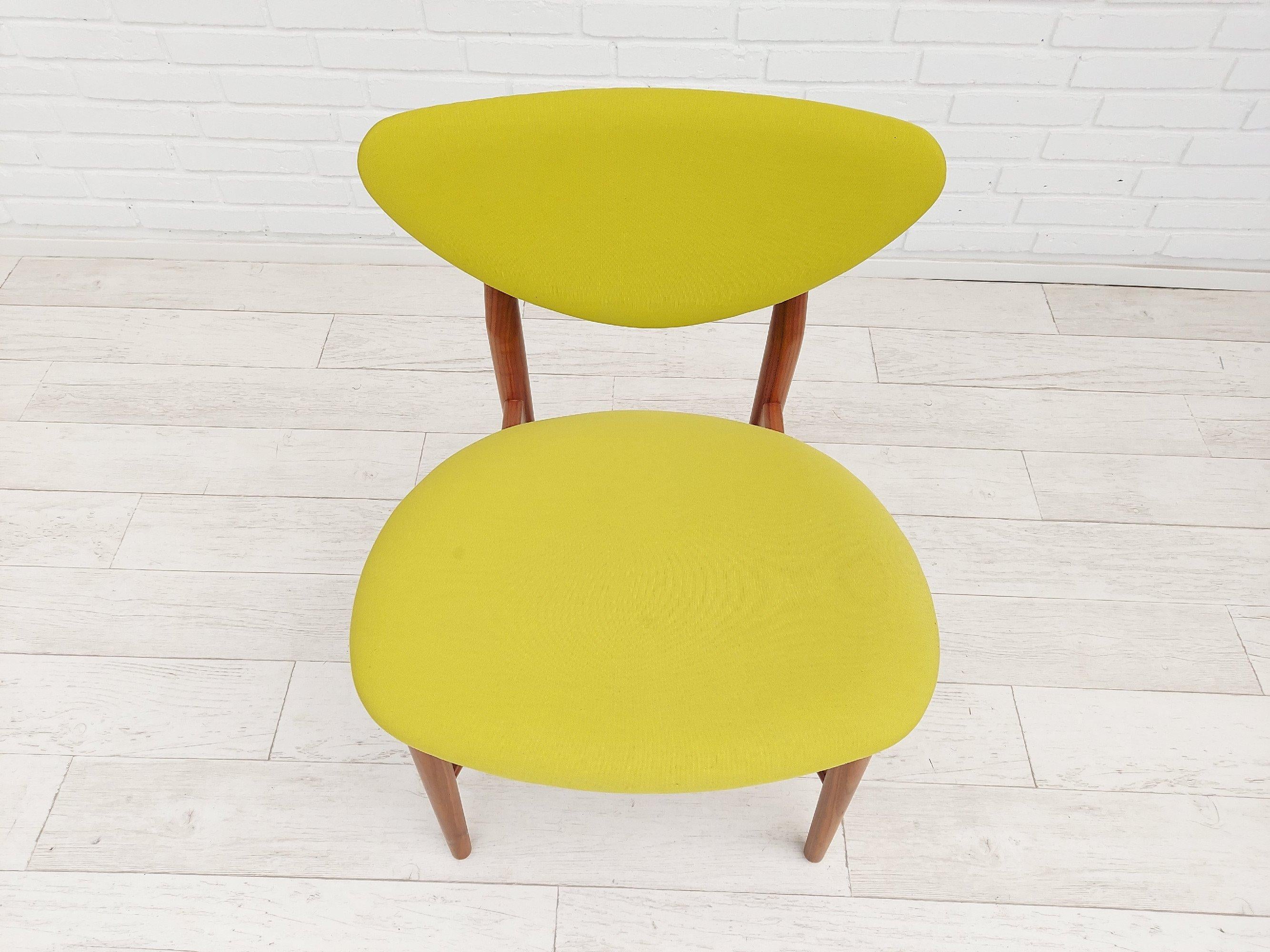 Danish Design by Finn Juhl, Chair Model 108, Walnut Wood 1