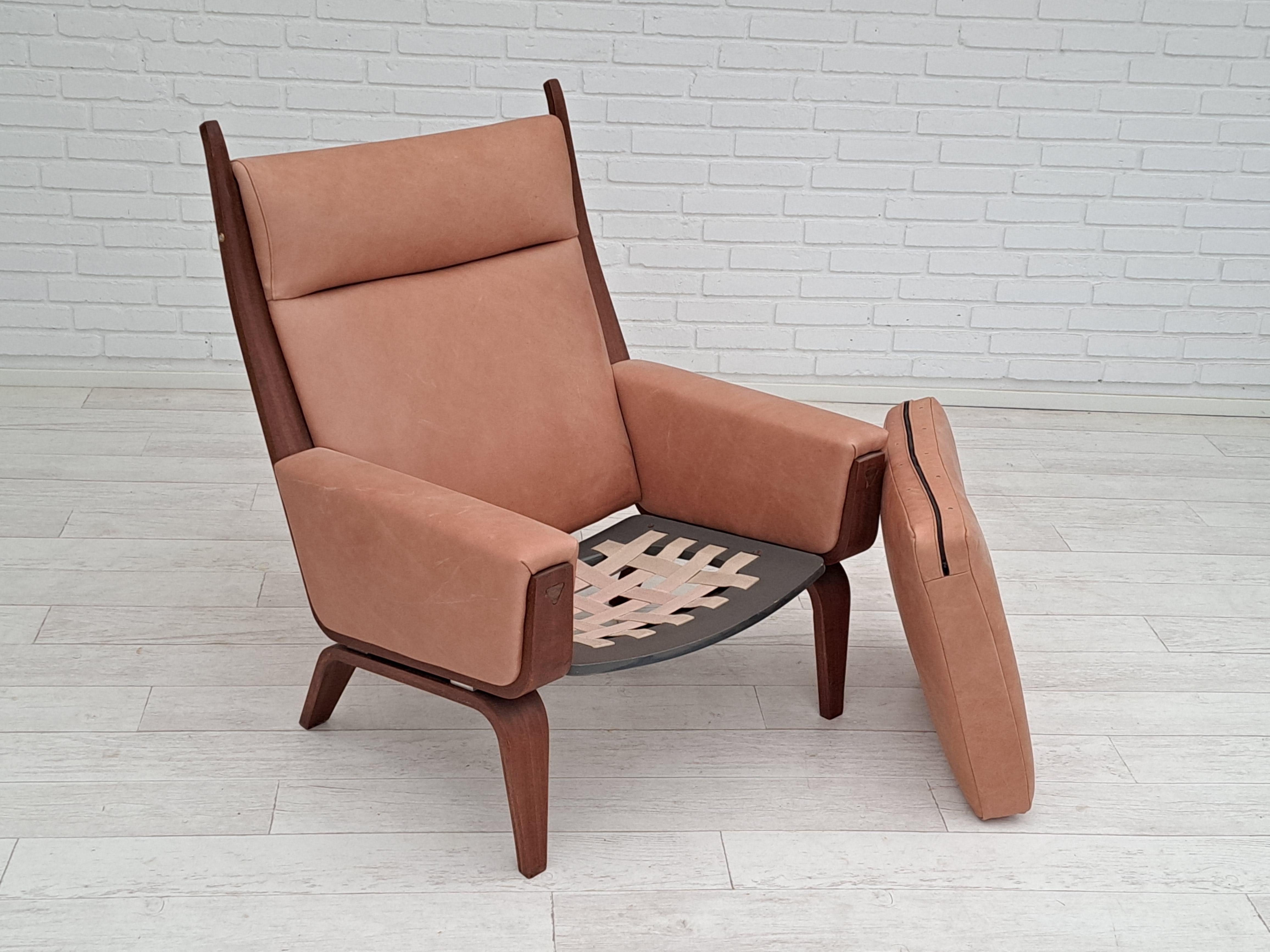 Danish Design by H.J.Wegner, GE501A, 70s, Teak Wood, Leather 11