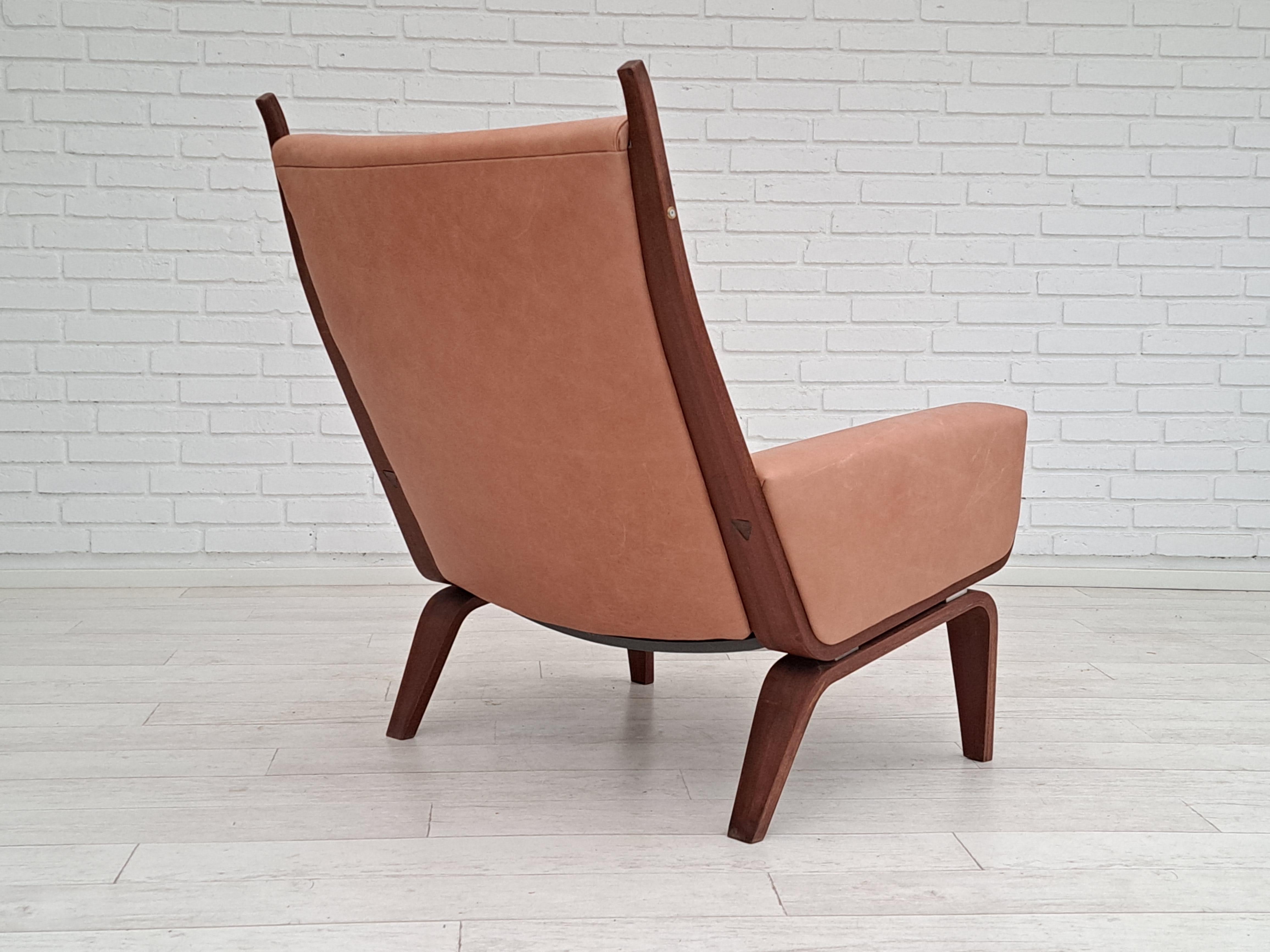 Danish Design by H.J.Wegner, GE501A, 70s, Teak Wood, Leather 4