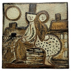 Dänisches Design von Noomi Backhausen (1938-2011) - "Junges Paar", datiert 1981