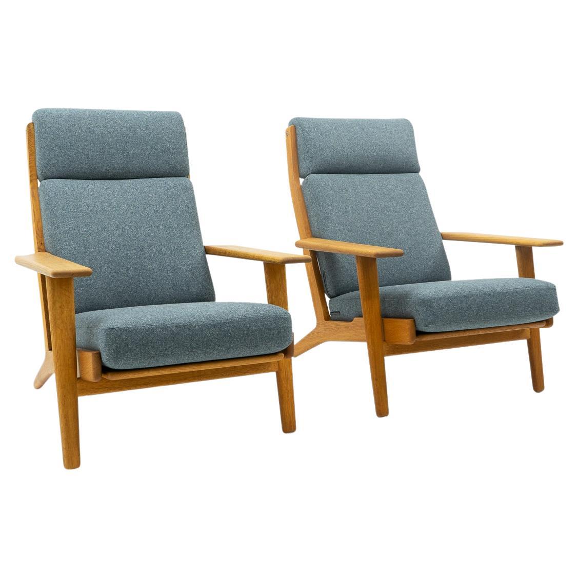 Danish Design Classic GE 290 Arm Chairs by Hans Wegner for Getama, 1960s For Sale