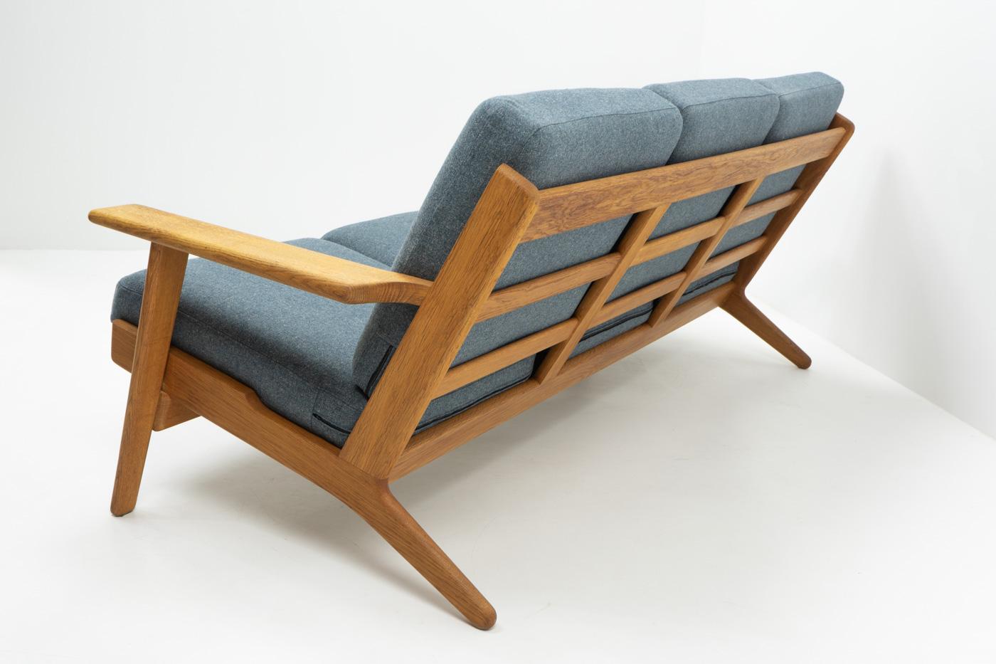 Dänisches Classsic GE 290 Dreisitzer-Sofa von Hans Wegner für GETAMA, 1960er Jahre (Moderne der Mitte des Jahrhunderts) im Angebot