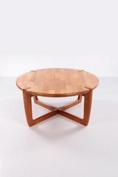 Table basse danoise de Niels Bach, années 1970