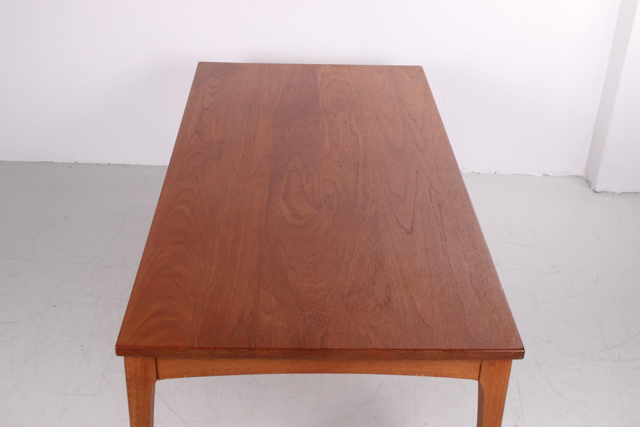 20th Century Danish Design Coffee Table from solid Teak design by Niels Bach 1960 For Sale