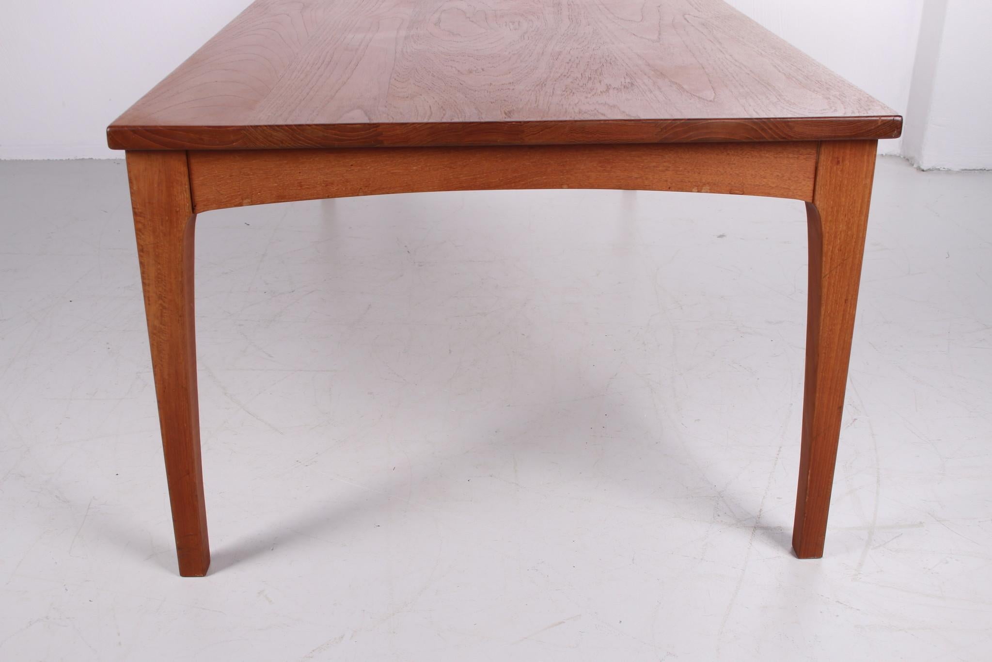 Danish Design Coffee Table from solid Teak design by Niels Bach 1960 For Sale 1