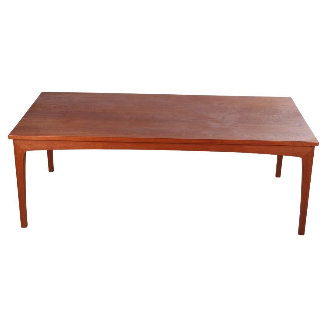 Danish Design Coffee Table from solid Teak design by Niels Bach 1960 For Sale