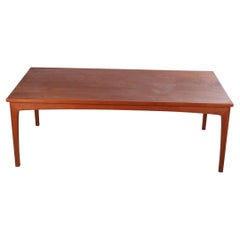 Danish Design Coffee Table from solid Teak design by Niels Bach 1960